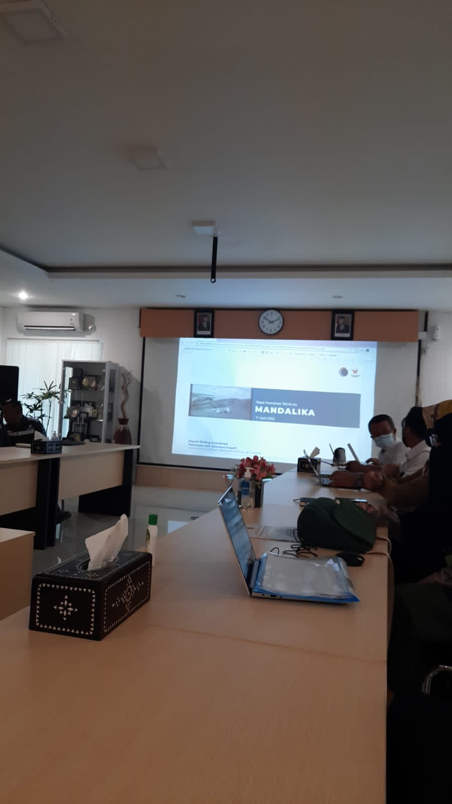 Rapat Pengembangan DPSP Mandalika Kementrian Koordinator Bidang Kemaritiman dan investasi Republik Indonesia