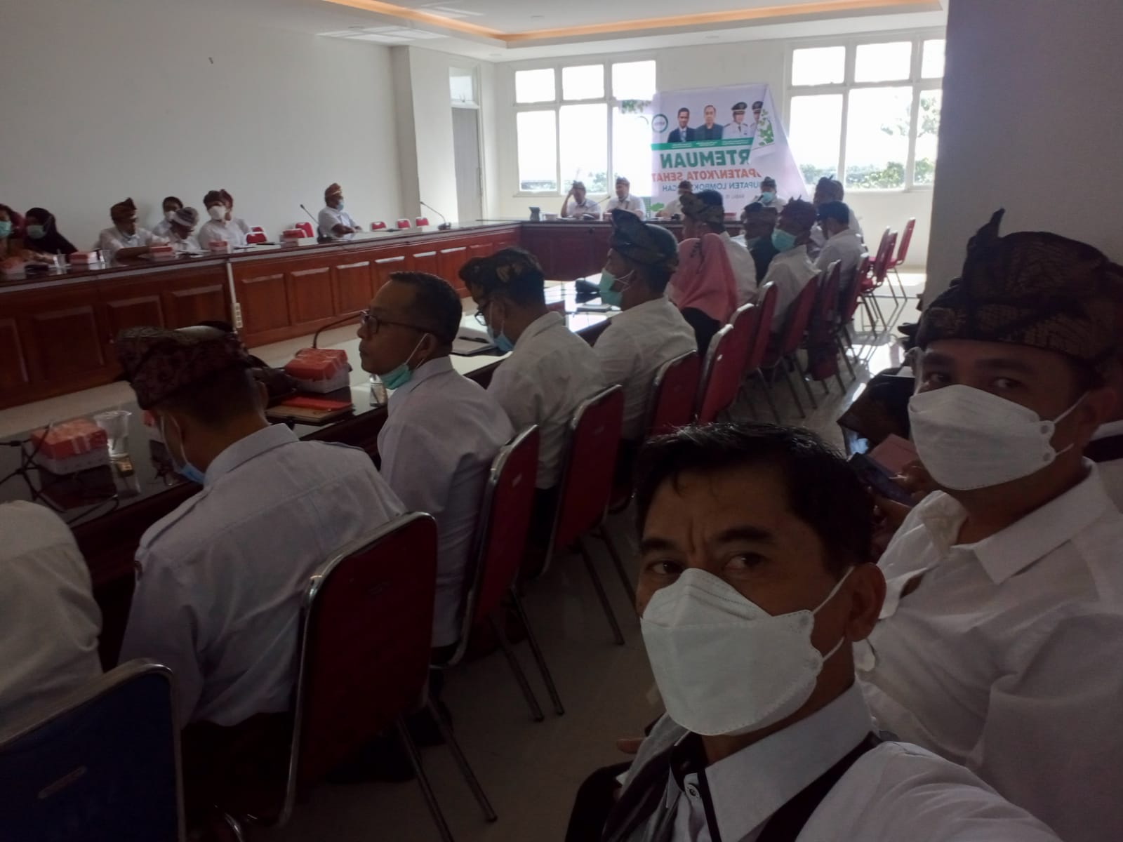 Peretemuan Kabupaten/Kota Sehat di Kantor Bupati Lombok Tengah Rabu 15 Desember 2021