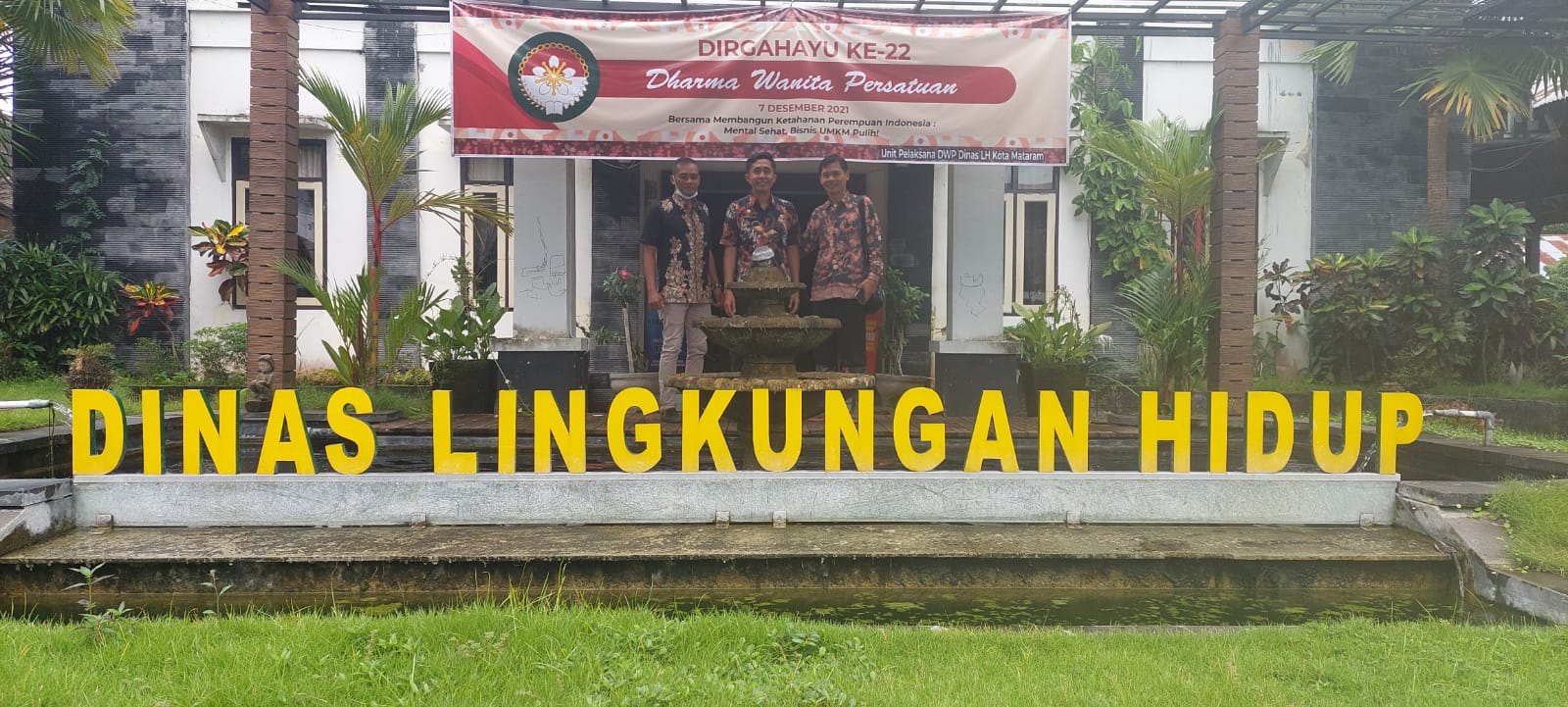 Kunjungan Kerja Sekdis Lingkungan Hidup Kab. lombok Tengah Bersama Ka. UPT TPA Pengengat Ke DLH Kota Mataram